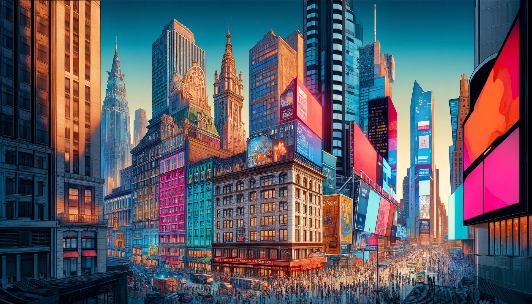 Architectural Evolution of Times Square: Reflecting the Pulse of New York City